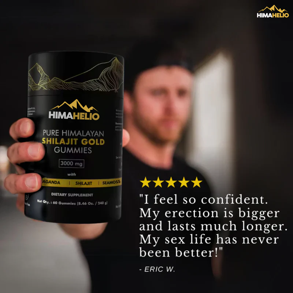 HIMAHELIO™ 100% Pure Shilajit Gummies